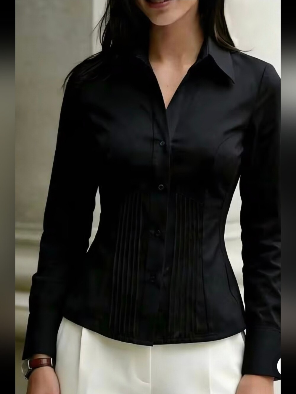 Black Button Down Dress Shirt Hm